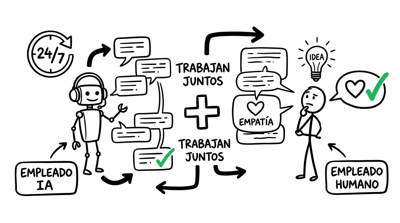 Empleado IA vs. empleado humano: qué hace cada uno mejor